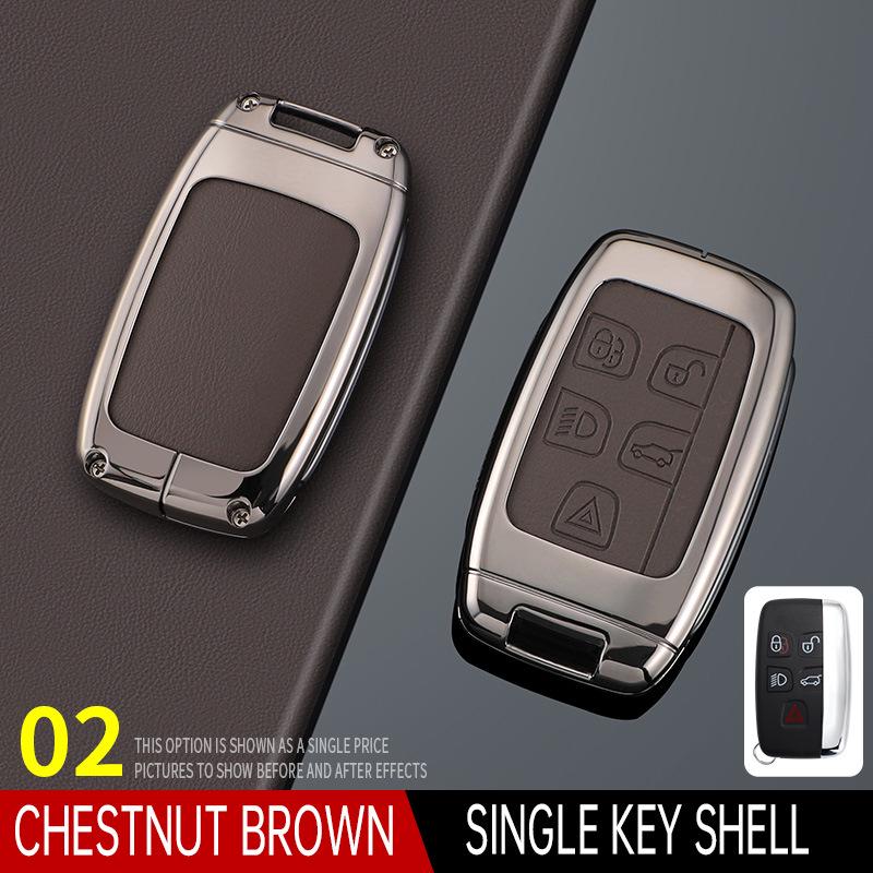 Luxury Key Case for Land Rover: Compatible with Range Rover, Defender, Evoque, Discovery Sport, and Velar Models