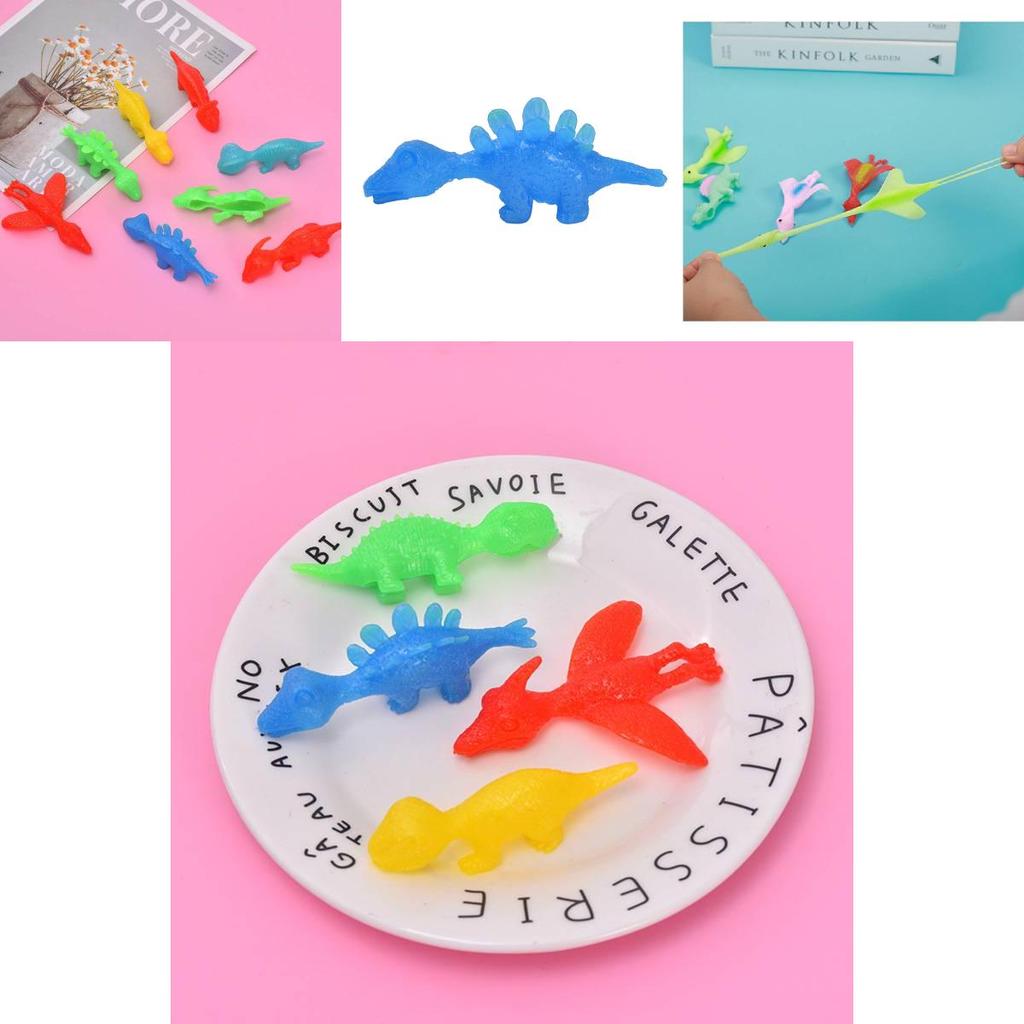 Unique Stress Relief Finger Dart Toy Featuring Launchable Mini Dinosaurs For Kids