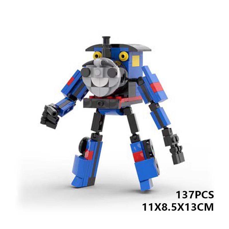 Horror Game Charles Building Blocks Monster Spider Train Animals and Demons MOC Model Brick Toy Children Adult Gift