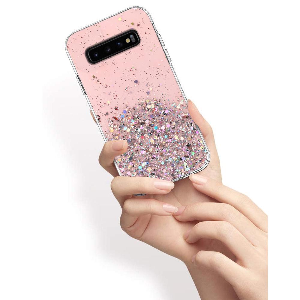 Samsung Galaxy S10 5G Case, Glittery, Pink