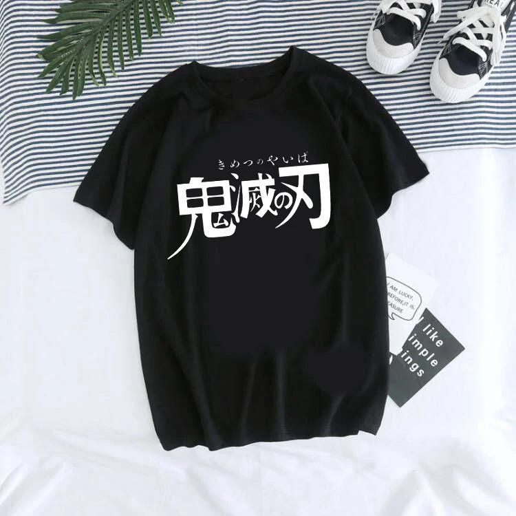 Unisex's T-Shirt Kaus Grafis Anime Demon Slayer Uniseks Tanjirou Kamado Kaus Wanita Kimetsu Kaus Wanito Printed Harajuku T-shirt
