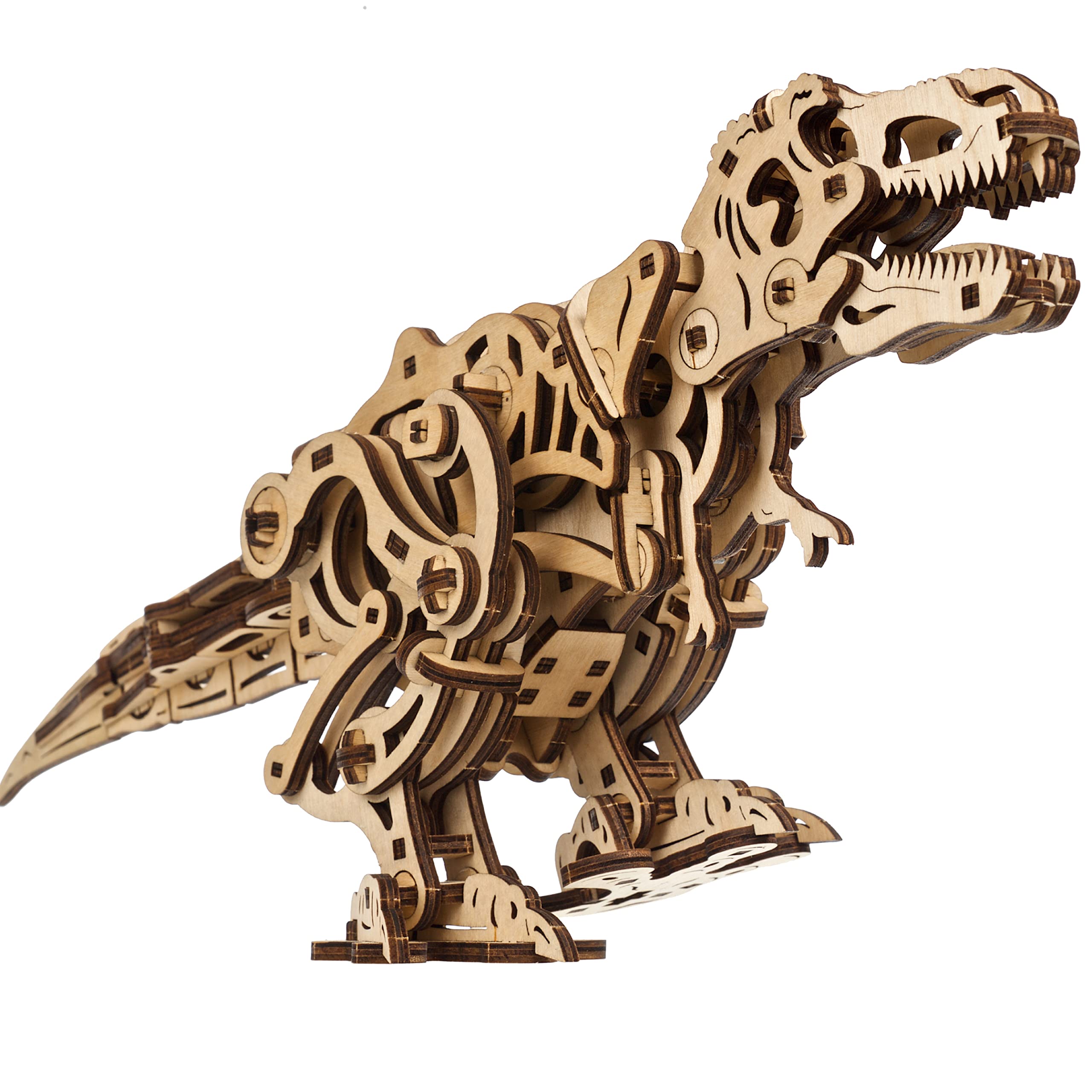 

Ugears Тираннозавр Деревянный Без клея или инструментов 3D Динозавр Деревянная сборка Продвинутый пазл, Движущийся, Требуется, Пазл, Модель, Взрослый, Набор,