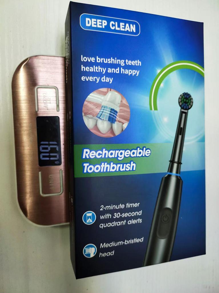Smart Round Head Electric Toothbrush 5 Modes with Soft Bristles
