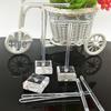 T-Shaped Acrylic Earring Display Stand Set for Studs & Pendants