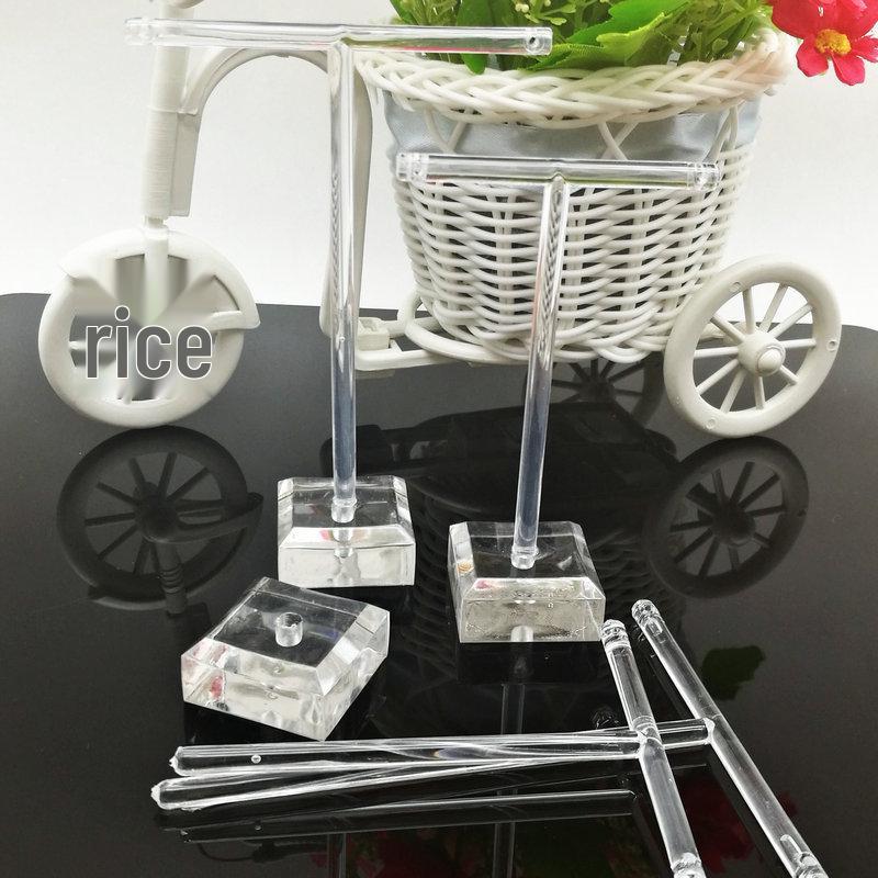 T-Shaped Acrylic Earring Display Stand Set for Studs & Pendants