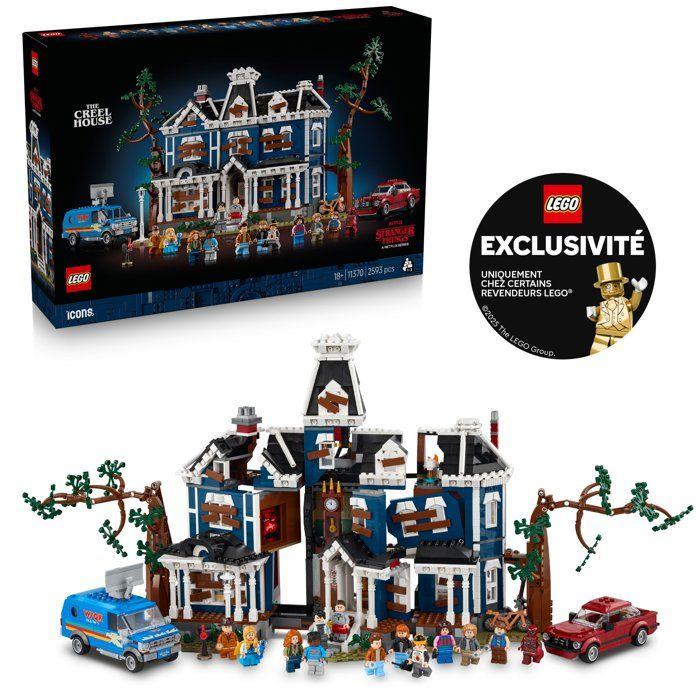 LEGO Icons 11370 Stranger Things : la Maison Creel - Exclusivité Cdiscount - Set de Construction Adulte - Cadeau