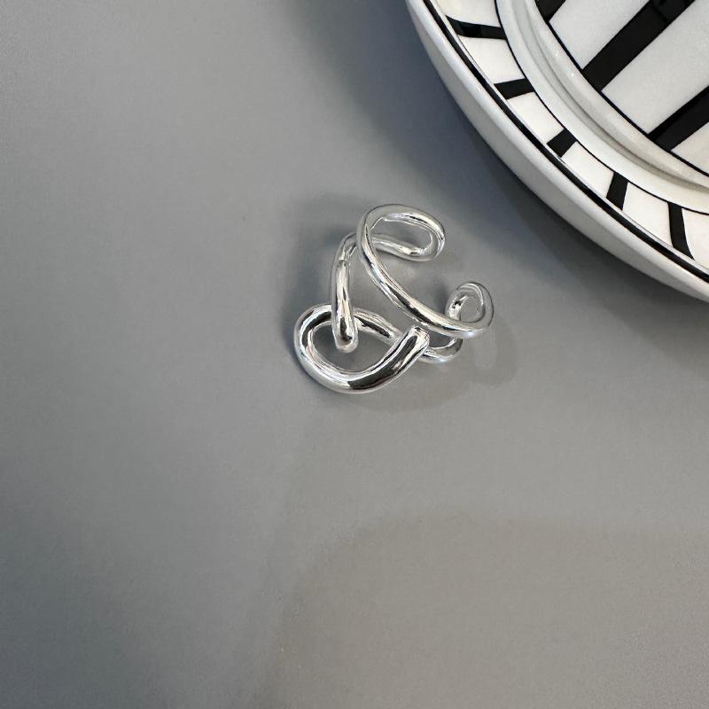 

Узел Современное Геометрическое Кольцо Для Женщин С Уникальным Открытым Дизайном Регулируемое