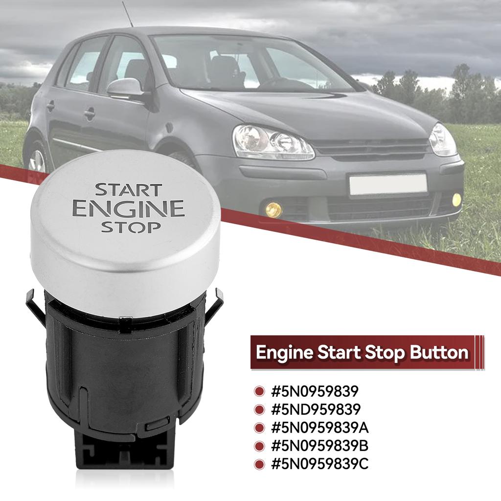 Fits For VW Tiguan 2008-2018 Sharan 2011-2021 7N Golf Plus 2009-2014 Seat Alhambra Car Engine Start Stop Switch Button 5N0959839