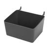 A84X-24 Pieces Pegboard Bins Kit Pegboard Parts Storage Pegboard Accessories Workbench Bins For Organizing Hardware(Grey)