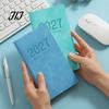 2027 Pocket Planner A6 Weekly Planner, 365 Day English Schedule Notebook Gift for Students Professionals with Ribbon Bookmark, Portable Efficiency