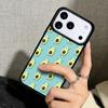 Capa Case for iPhone 17 Air 16 Pro Max 15 Plus 11 13 Mini 14 12 Back Phone Cover Cute Avocado Fruits