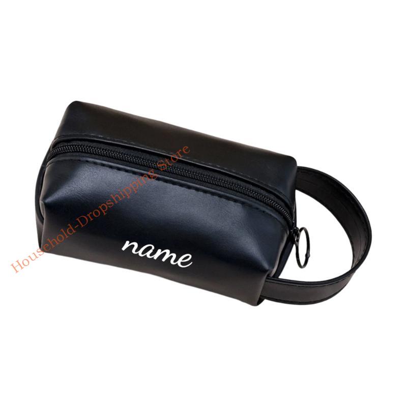 Large Capacity Portable Cosmetic Organizers Waterproof PU Polyester Travel Jewelry Pouches Compact Cosmetic Bag 85AD