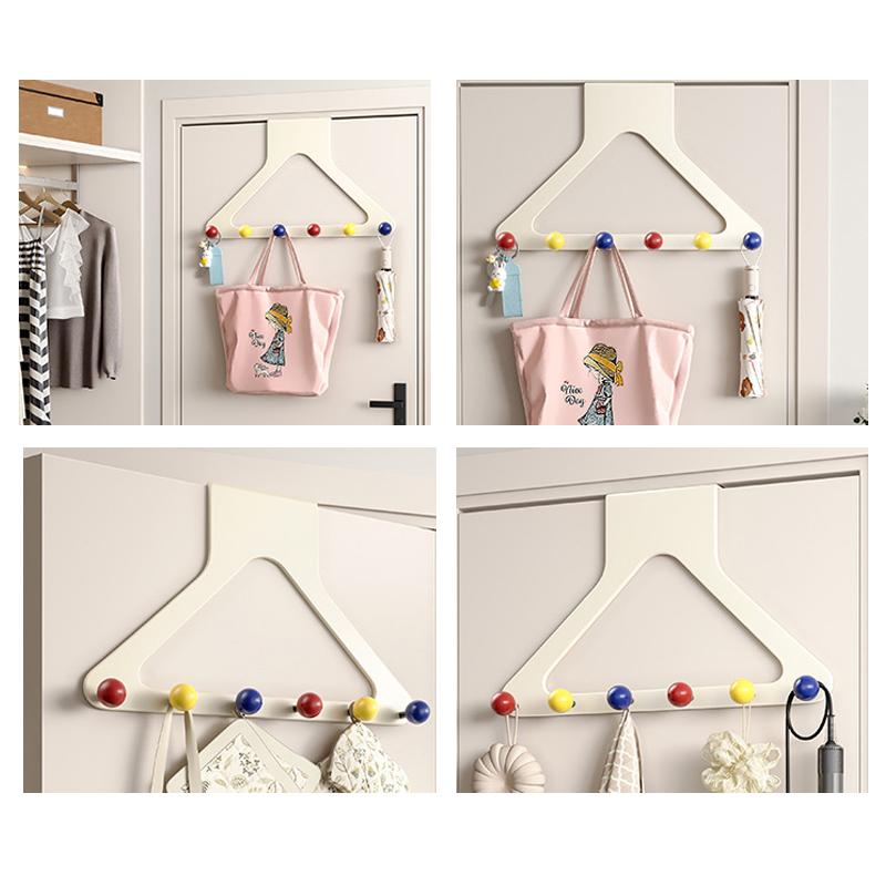 Dopamine-Boosting Strong Adhesive Wall Hooks Multi-Purpose No-Drill Hangers For Dormitory Room Bags Clothes Bathroom Storage
