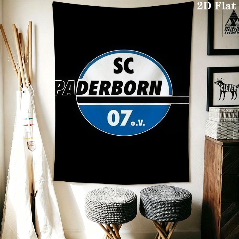 Paderborn Logo Wall Hanging Printed Fabric Blanket Decorative Tapestries for Bedroom Living Room Home Decor