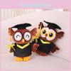 Capybara Graduation Plush Toy With Pp Cotton Filling For Commemorative Gift And Collectors Souvenir