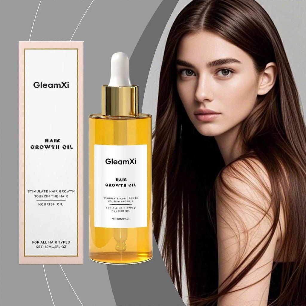 Limited time!!Gleamxi Moisturizing Hair Care Essential Oil Moisturizing And Refreshing Gentle Softening Hair Care Daily Moisturizing Hair Care