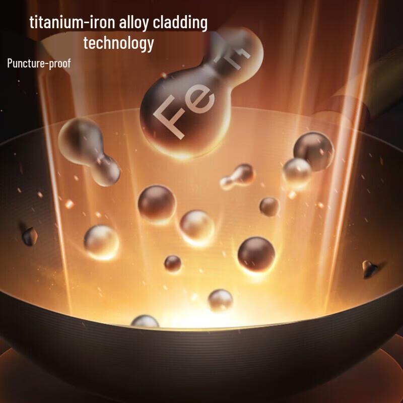 Supor Non-Coated Titanium Iron Wok