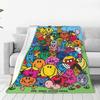 Mr Men Little Miss Tutti i Personaggi Coperte Campeggio Flanella Coperta da Divano Soggiorno Super Caldo Design Qualità Copriletto Regalo