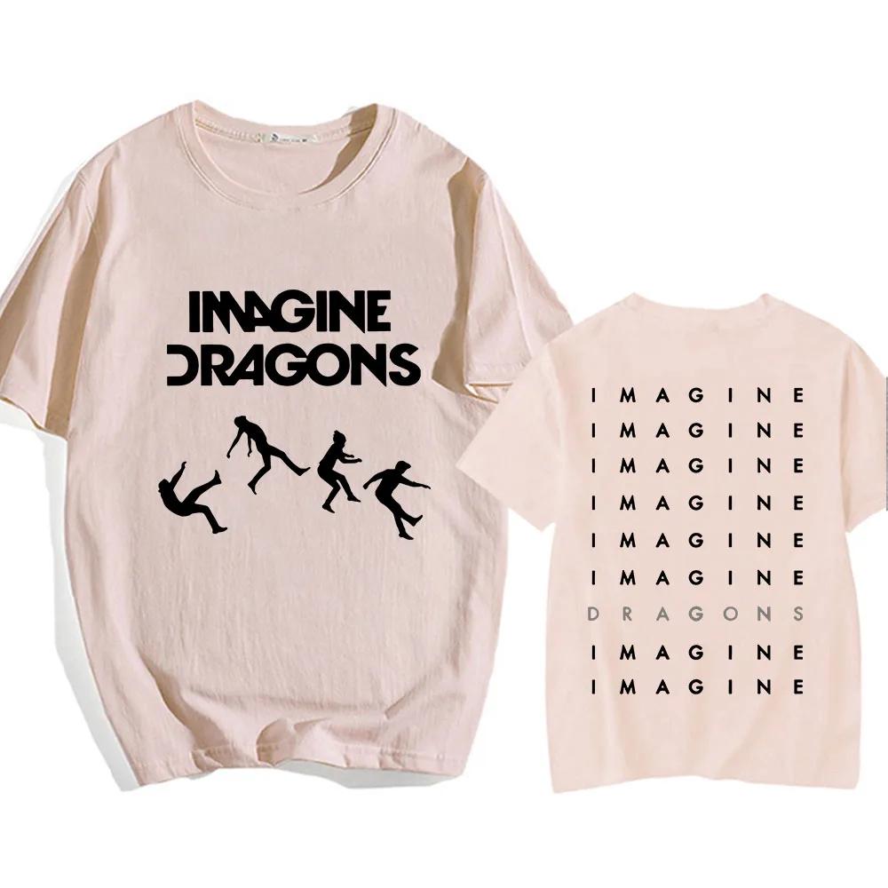 2025 Imagine Dragons Loom Tour T-shirt Short Sleeve Cotton Men Women T Shirt High Quality Soft Unisex Streetwear Hip Hop Fashion
