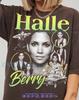Halle Berry Retro 90s Actress Graphic Comfort Colors® TShirt and Kids Tshirt, Pop Culture Star Merchandise Vintage Bootleg Tee
