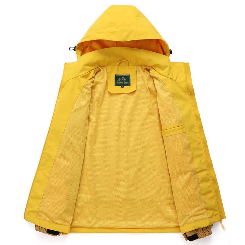 Outdoor Jacket Couple Spring and Autumn Thin Single-layer Outdoor Sports Mountaineering Clothes Windproof and Waterproof Coat