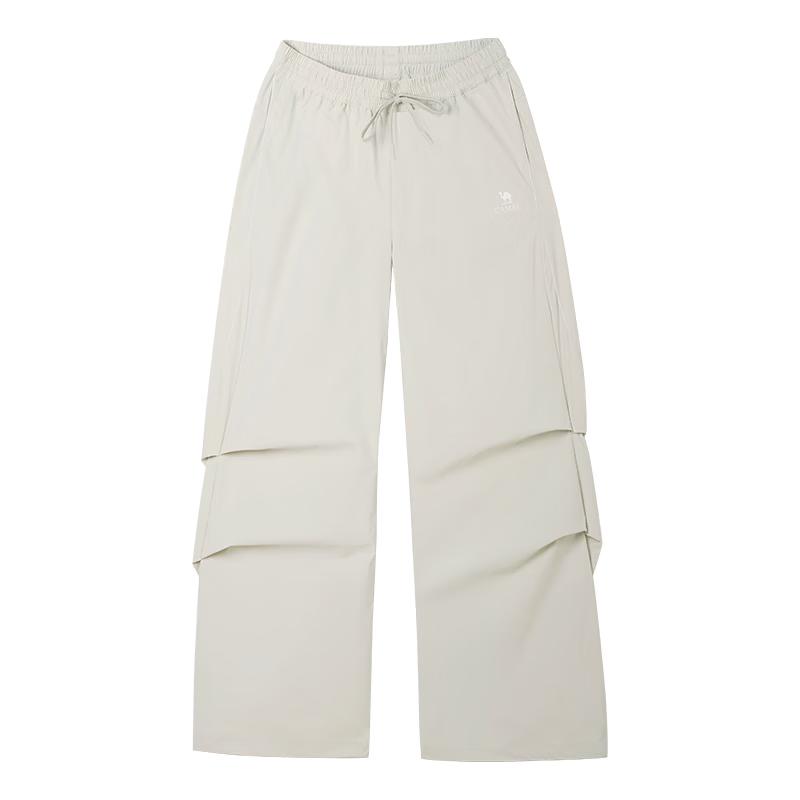 Camel Women's Quick-Dry Wide-Leg Cargo Pants