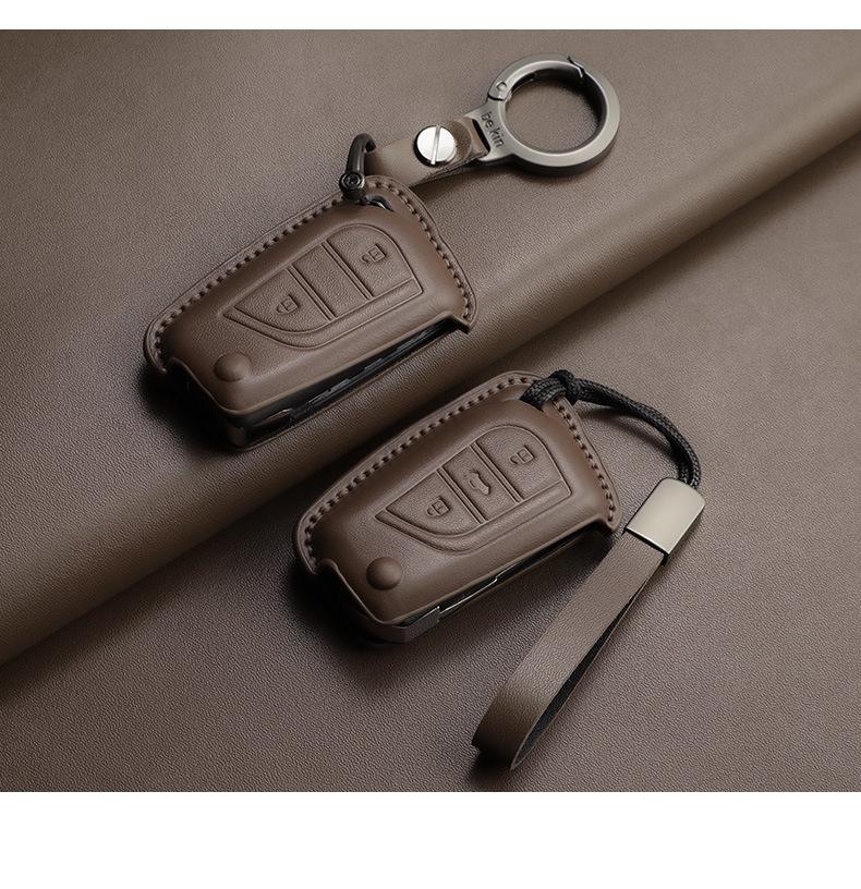 Toyota Wildlander/C-HR/Camry Alcantara Leather 3D Key Case Cover