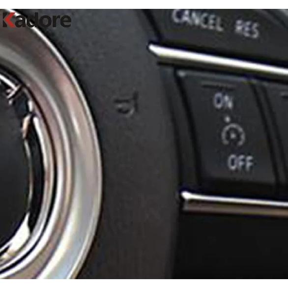 For Mazda CX-3 CX3 2017-   For Mazda 6 Atenza 2017 2018 Matte Car Steering Wheel Cover Trim Interior Accessories