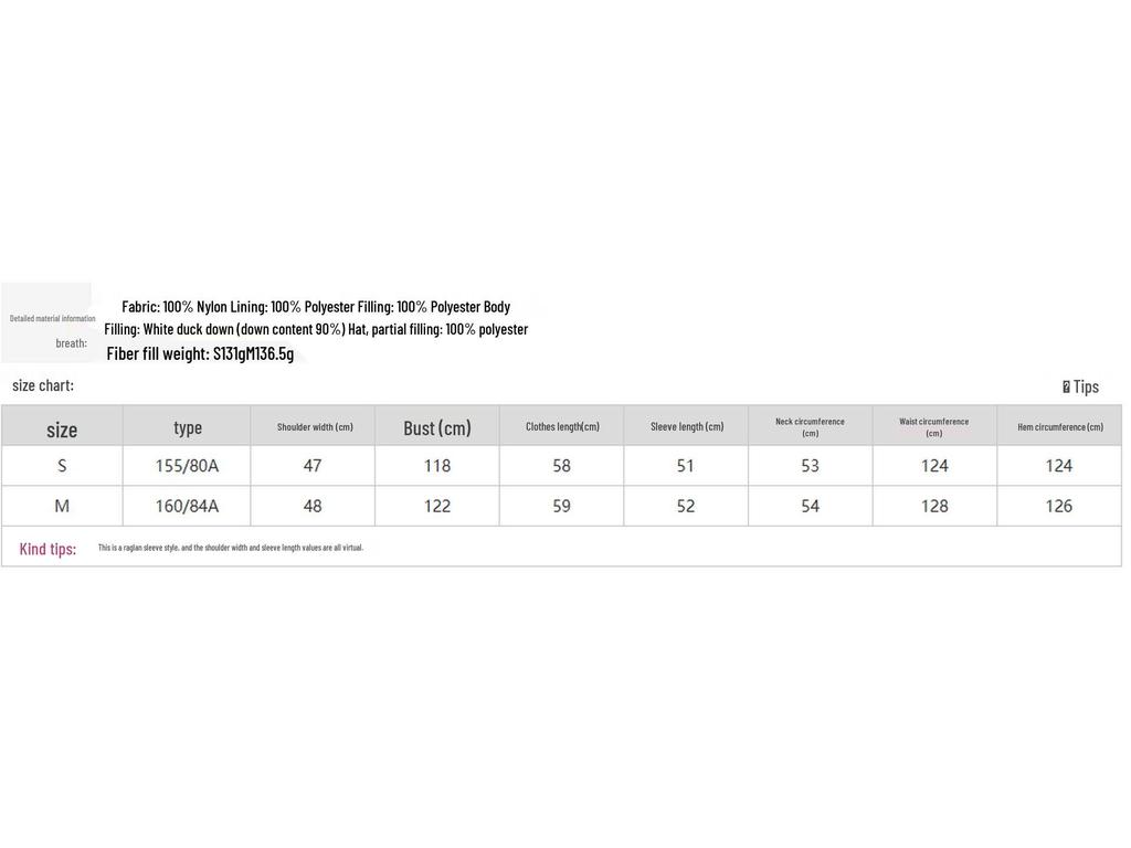 Mocana Women's Urban Casual Long-Sleeve Down Jacket MKNJD3167