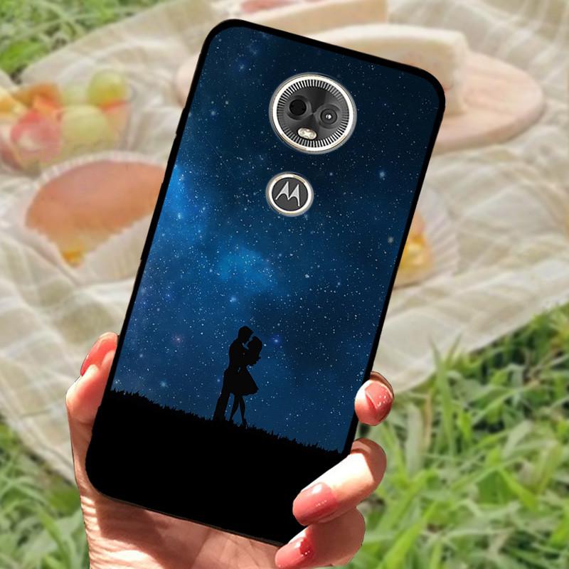 Etui Silikonowe Miękkie Odporne na Wstrząsy TPU Tylna Pokrywa dla Motorola Moto E5 / E5 Play EU / E5Plus / E5 Plus Capa E5Play E 5 Marmur