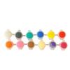 Eco-Friendly 12 Color Acrylic Paint Strips for Kids - Waterproof, 2ml DIY Stone Painting Set in Compact Box