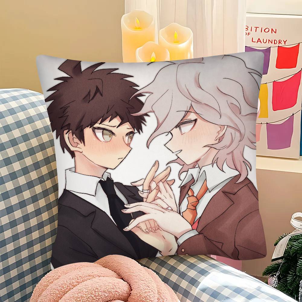 1Pc Nagito Hajime K-Komahina Pillow Case Fashion Square Pillowcase Bedroom Sofa Room Ins Decoration Leisure