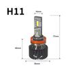 D2H LED-Scheinwerferbirne LED-Projektorlinsen 150W 13000LM Auto-LED-Scheinwerfer-Kit Hohe Helligkeit & Fokussierter Strahl