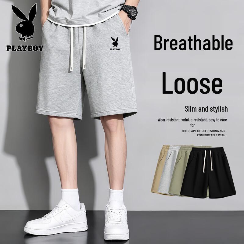 

PLAYBOY Men s 2026 Summer Casual Sport Shorts L