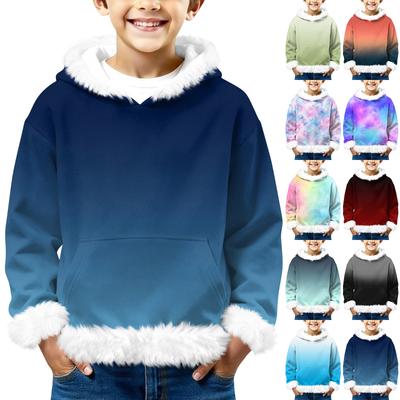 Children's Sweatshirt Girls Boys Long Sleeve Lightweight Casual Hoodie Loose Comfortable  Sweatshirt