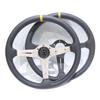 15inch 360mm Racing Flat Steering Wheel Auto Universal  Leather Simulated Racing Game Steering Wheel