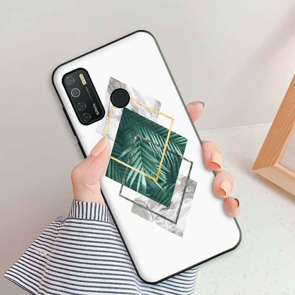 For Tecno Camon 15 Case Capa Case For Camon 15 Air Cute Silicone Soft TPU Phone Case For Tecno Camon15 15 Air Fundas Feather