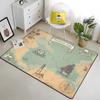 Kart teppe kjøkken matter for gulv lek aerat matte Camping pute gulv matte teppe i stuen spill område teppe rom dekor