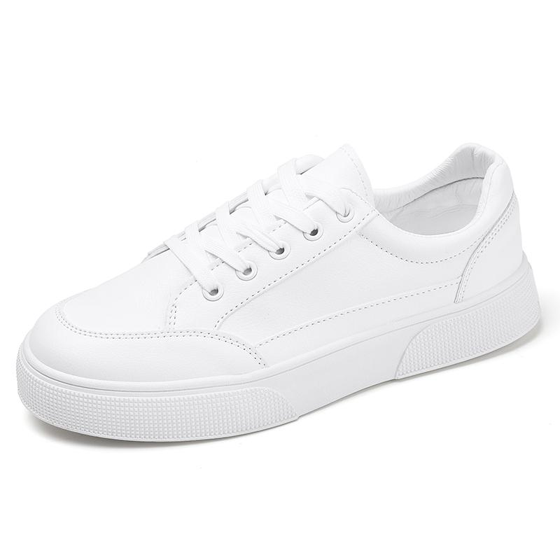 Men's Leather Casual Shoes Fashion Comfortable Lace-up Sneakers Shoes Classic All-match Sport Shoes Soft Low Top Business Shoes