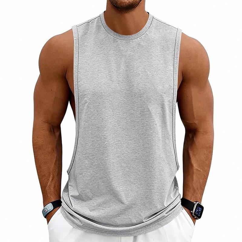 Men Loose Summer Sports Tank Top Gym Fitness Basketball Training Vest