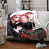 1pc KPop Demon Hunters MIRA3 Blanket, Gift, for Men and Women, Soft Blanket, Good for Sofa Bed Couch Travel, Lightweight Flannel Blanket