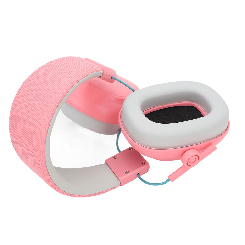 Kids Hearing Protection Ear Muffs Sleep Study Noise Reduction Cancelling Headphone Pink