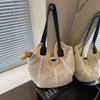 Large capacity lazy hollow woven bag women's new seaside vacation beach shoulder bag tote bag