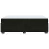Bed Frame with Mattress Black 120 x 190 cm Fabric