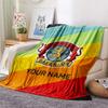 Custom Name Bayer Leverkusen Flannel Blanket, High Quality Comfortable for All Seasons, Home Decor, Warmth and Comfort
