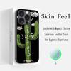 Fashion T-travis S-scott Cool Logo Phone Case For iPhone 17 16 15 14 13 12 Plus Pro Max High-end Luxury Magsafe Sheepskin