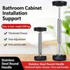 Multifunctional Telescopic Support Rod Stainless Steel Extendable Rod  Kitchen Sink