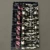 New Arrivals Open Run Women Color Block Camo Slit Straight Long Skirt