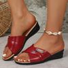 Fashion New Women's Wedges Slippers Summer Fashion Open Toe Beach Slingback Flip Flops Zapatos De Mujer Slides Sandals Shoes for Women