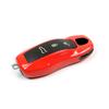 For Porsche Macan 95B Cayenne 92A Panamera 971 Cayman 718 Boxster 982 911 Taycan 2014-2025 Solid Color Car Key Case Cover Shell